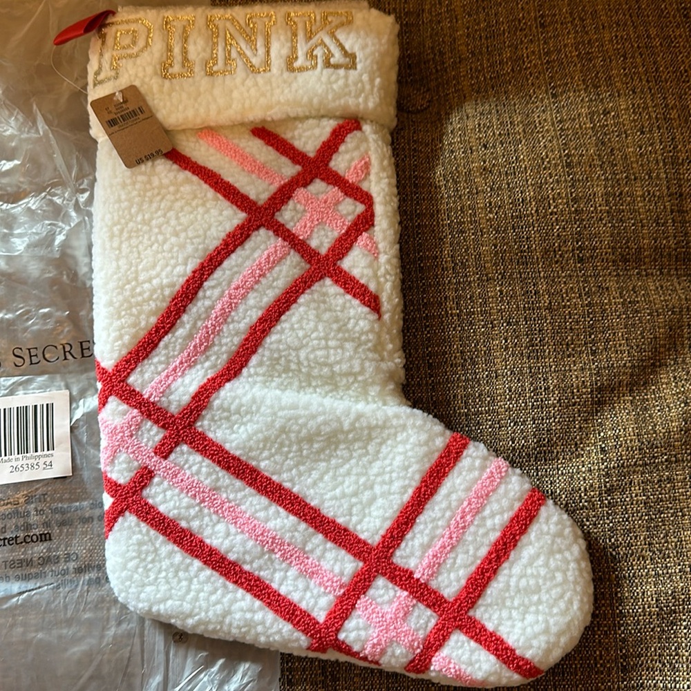 PINK NWT Christmas Stocking